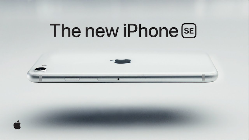 Biała reklama nowego iPhone'a
