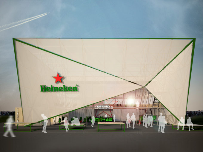 Heineken zone for opener festival Heineken Opener Festival