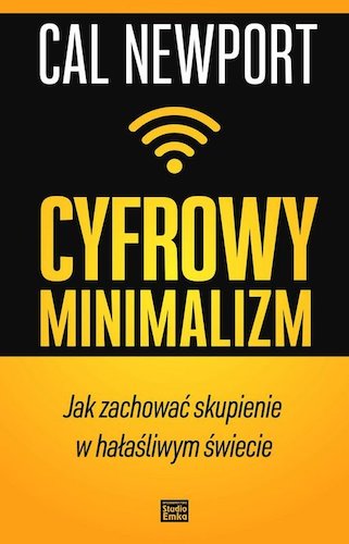 Cyfrowy minimalizm, okładka książki