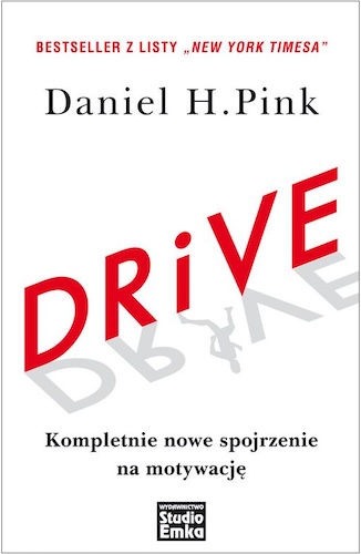 Drive, Daniel Pink. Okładka książki