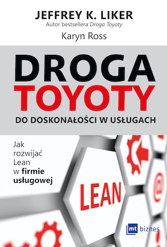 Droga Toyoty do doskonałości w usługach, okładka książki