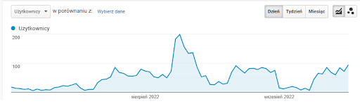 Raport z Google Analytics