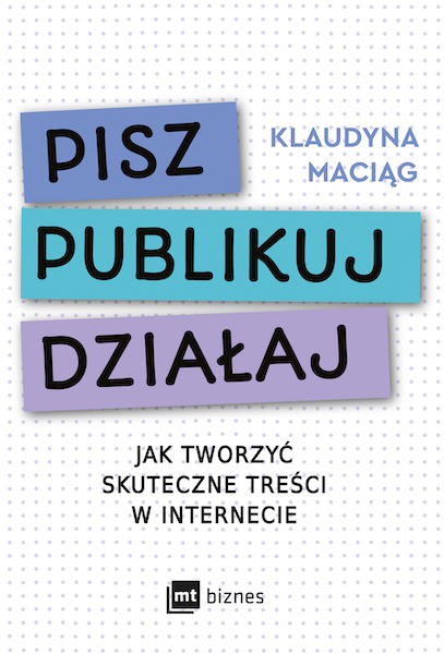 Pisz publikuj działaj, okładka książki