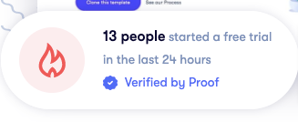 Useproof przykład social proof